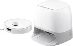 Tolmuimeja ROBOROCK Qrevo Curv Saug-/Wischroboter mit FlexiArm Wischsystem Absaugstation wei&szlig;