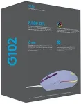Hiir Logitech LOGI G102 LIGHTSYNC - LILAC - EER