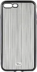 Tellur Cover Silicone for iPhone 7 Plus Vertical Stripes black