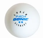 Donic Table tennis ball P40+ Coach 2 star 6 pcs White