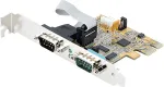 Startech PCIE DUAL SERIAL PORT CARD .