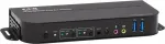 EATON L&uuml;liti Eaton Tripp Lite seeria HDMI KVM, 2-port 4K 60Hz 4:4:4, HDR, HDCP 2.2 tugi, IR puldi ja USB kaablitega - KVM-/audio-/USB-l&uuml;liti - 2 x KVM/audio/USB - 1 kohalik kasutaja - lauaarvuti