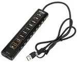 NITRO CONCEPTS UH1, 10-Port Hybrid USB Hub, USB 3.2
