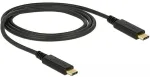 DELOCK Kabel USB 3.1 Gen2 C > C E-Marker 5A 1.0m schwarz