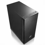 Korpus EVOLVEO Silens S1/Midi Tower/Transpar./Black
