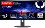 Monitor Lenovo LEGION 34W-2C 34" UWQHD WLED (3440X1440) VA/240HZ/410NITS/0.5MS/1500R/2X HDMI 2.1 FRL/DP 1.4 (3YEAR WARRANTY)