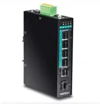 TRENDnet TI-PG541 - Switch - 4 x 10/100/1000 (PoE+) + 1 x 10/100/1000 + 1 x Gigabit SFP - an DIN-Schiene montierbar - PoE+ (TI-PG541)