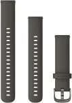 Garmin kellarihm Venu 2S 18mm, graphite/slate