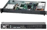 SuperMicro SC502 L-200B - Rack - einbauf&auml;hig - 1U - Mikro-ATX - Stromversorgung 200 Watt - Schwarz (CSE-502L-200B)
