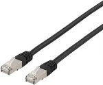 DELTACO F / UTP Cat6 patch-kaabel, LSZH, 2m, must
