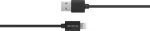 DELTACO USB-A to Lightning, MFi C89, 1m, must
