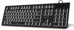 Klaviatuur EVOLVEO K1010, keyboard with white backlight,