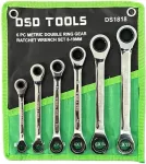 DSDTOOLS 6-osa kahepoolsete r&otilde;ngaskl&otilde;psv&otilde;tmete komplekt DS1818