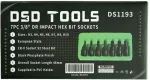 DSDTOOLS 3/8" HEX-kuusnurkse otsikuga l&ouml;&ouml;kv&otilde;tme otsikud, 7 tk DS1193