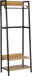 Home4you Esikuriiul LAVINIA 64x40xH169cm, saar/must