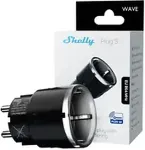 Shelly Wave Plug S - Z-Wave 800 smart socket Black