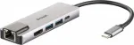 D-Link Stacja/replikator 5w1 USB-C (DUB-M520)