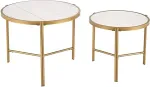 No name TABLE COFFEE FATIMA D63-48CM WHITE