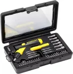 Stanley set of 38 pcs. ratchet screwdriver pistol handle