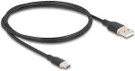 DELOCK USB 2.0 Kabel USB Typ-A St > USB Typ-C St 1m schwarz