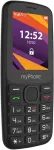 Mobiiltelefon MyPhone 6410 LTE | Black | 2.4 " | TFT | 64 MB | 128 MB | Dual SIM | Nano SIM | USB version Type-C | Built-in camera | Main camera resolution 0.3 MP | 1400 mAh