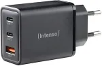 Intenso Power Adapter 1x USB-A/2x USB-C 65W GaN Black