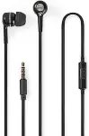 Nedis HPWD2020BK headphones/headset Black, Silver