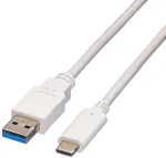 VALUE - USB-Kabel - USB 3.0 (M) bis USB Typ C (M) - 5 V - 900 mA - 1 m - wei&szlig; (11.99.9011)