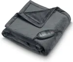 Beurer Heated Blanket HD 74 Cosy Limited Edition, Electric Blanket (black, 150 x 130 cm)