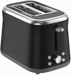 Tefal Toaster | TT7208E0 Collection Retro | Power 850 W | Number of slots 2 | Housing material Stainless steel | Black