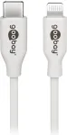 Goobay Lightning-kabel 2m hvid MFi