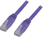 DELTACO U/UTP Cat6 patchkabel, (LSZH), 1,5 m, lilla