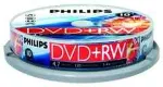 Toorikud PHILIPS 1x10 DVD+RW 4,7GB 4x SP