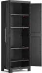 KETER DETROIT WARDROBE 62x182x45cm SPLIT SHELVES IT New