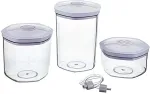 Gastroback 46110 Vacuum Canister 3pcs Round