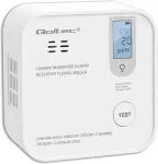 QOLTEC Carbon monoxide sensor with battery alarm 85dB