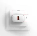 AXAGON ACU-QC18W wall charger 1x QC3.0/AFC/FCP/SMART, 18W, white