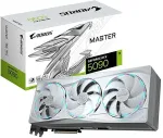 Videokaart GigaByte AORUS GeForce RTX 5090 MASTER ICE 32G Graphics Card - 32GB GDDR7, 512bit, PCI-E 5.0, 2655MHz Core Clock, 3 x DP 2.1a, 1 x HDMI 2.1b, NVIDIA DLSS 4, GV-N5090AORUSM ICE-32GD