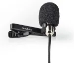 Nedis MICCJ105BK microphone Black, Chrome Clip-on microphone