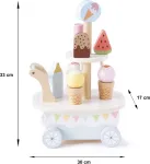 Promis Trolley, wooden ice cream parlor for children