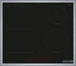 Pliidiplaat Bosch PVS645HB1E Series 6, Autonomous hob (black/stainless steel, 60 cm)