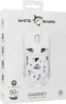 Hiir White Shark DAGONET-W GM-5019 Wireless 24000 dpi, White