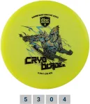 Discmania Discgolf Midrange Driver C-LINE GLOW MD5 Gannon Buhr Signature - Cryo Blade 2 Yellow 5/3/0/4