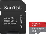 M&auml;lukaart SANDISK MEMORY MICRO SDHC 64GB UHS-I/SDSQUAB-064G-GN6IA