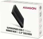 K&otilde;vaketas AXAGON HDD ACC ENCLOSURE 2.5"/USB-C BLACK EE25-GTR