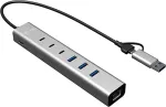 I-tec USB-C/USB-A Metal Hub 6 port 3xUSBc/3xUSBa