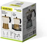 Kohvimasin Maestro Aluminium moka pot MR-1657-6-BEIGE