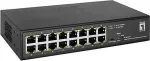 LevelOne Switch LevelOne GES-2216 hallatav L2 Gigabit Ethernet (10/100/1000) Black