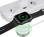 Tech-Protect Laadimiskaabel Apple Watch USB-C, 1.2m, valge, magnetiga,