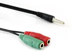SBOX 35M-2X35F/R 3.5mm x2 F. 3Pin - 3.5mm M. 4Pin 0.2M